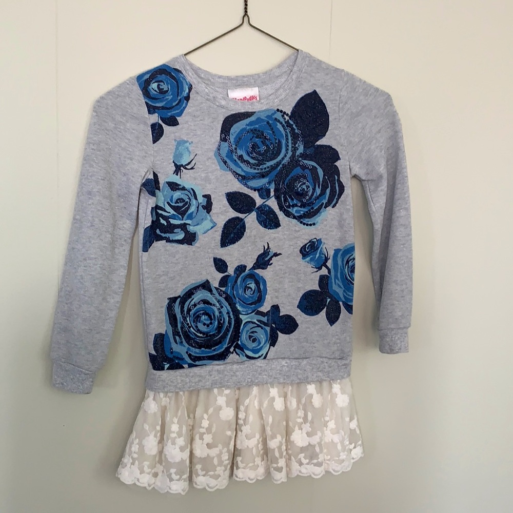 Blue flower dress
